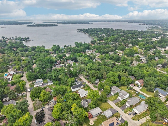 38 Highview Ave, Fox Lake, IL 60020 - aerial perspective of suburban area with a large body of water