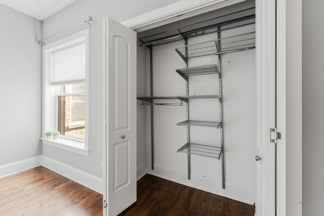 view of closet