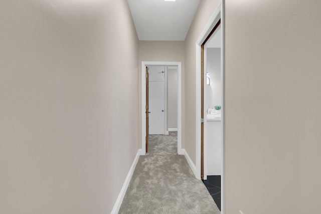 471 Stagecoach, Glen Ellyn, IL 60137 - corridor with dark colored carpet and baseboards