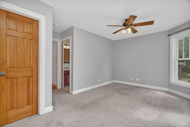 28 S Van Nortwick Ave, Batavia, IL 60510 - carpeted spare room with ceiling fan and baseboards