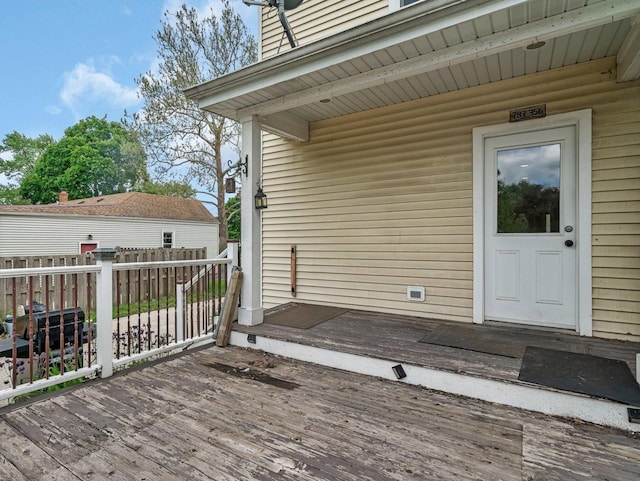 28 S Van Nortwick Ave, Batavia, IL 60510 - view of wooden deck
