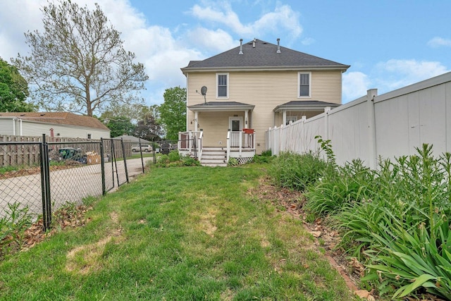 28 S Van Nortwick Ave, Batavia, IL 60510 - rear view of property featuring a wooden deck
