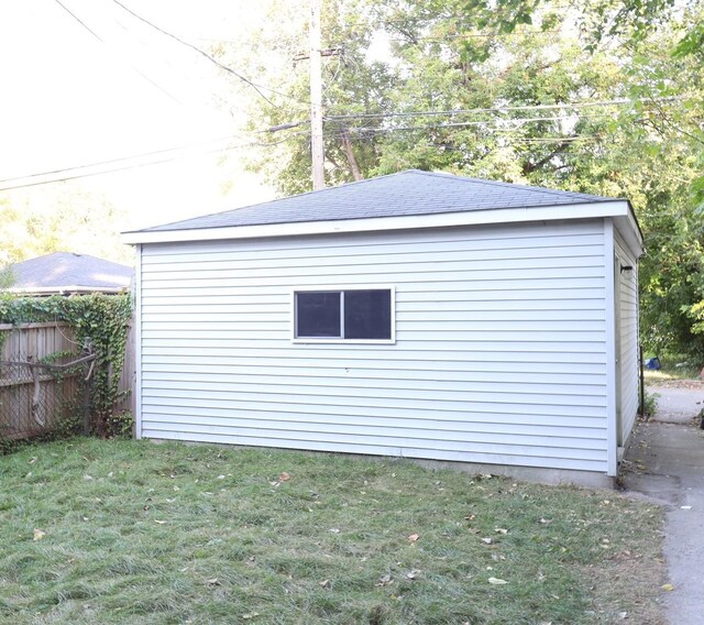 5613 S Wood St, Chicago, IL 60636 - view of outdoor structure featuring an outbuilding