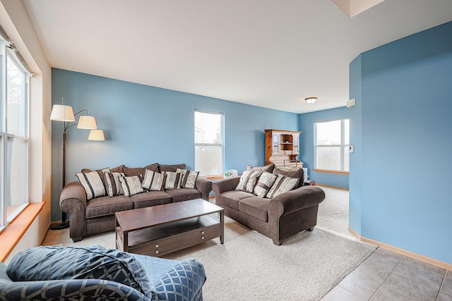 10941 Preston Pkwy, Huntley, IL 60142 - living area featuring healthy amount of natural light and baseboards