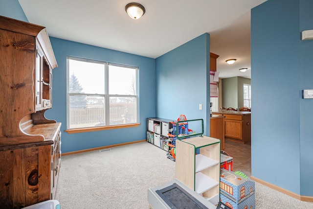 10941 Preston Pkwy, Huntley, IL 60142 - game room with carpet flooring and baseboards