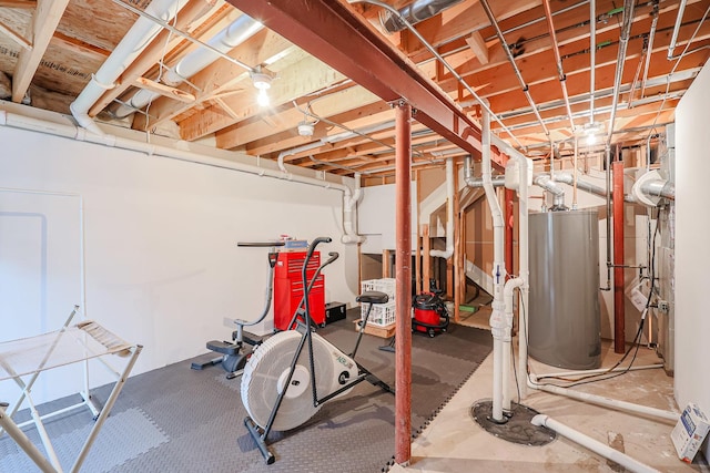 10941 Preston Pkwy, Huntley, IL 60142 - unfinished below grade area featuring gas water heater