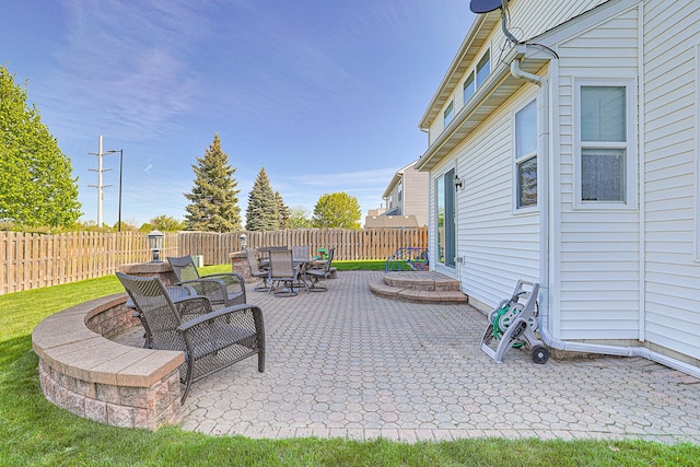 10941 Preston Pkwy, Huntley, IL 60142 - view of patio / terrace with a fenced backyard and outdoor dining space