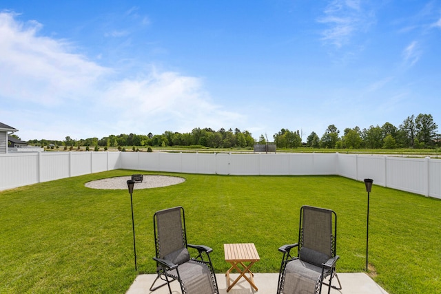 2011 Medical Center Dr, Monticello, IL 61856 - view of yard featuring a patio
