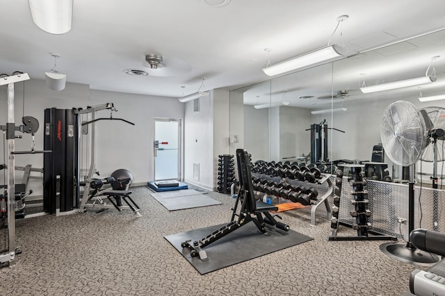6301 N Sheridan Rd Unit 17J, Chicago, IL 60660 - gym featuring carpet