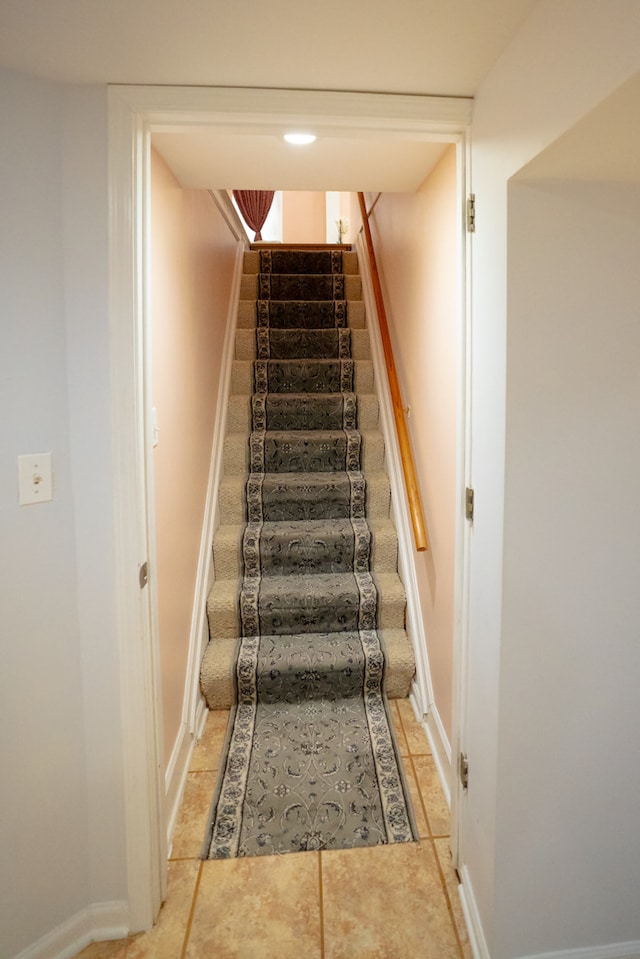 4310 Church St, Skokie, IL 60076 - stairway with baseboards