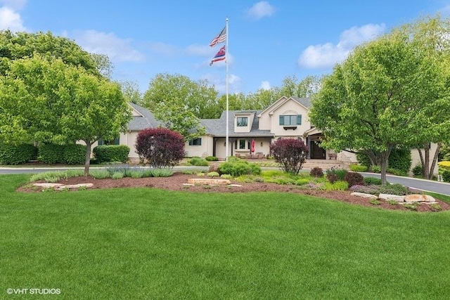 41W590 Bowgren Dr, Campton Hills, IL 60119 - view of front of property with a front lawn and driveway