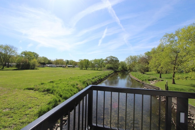 1188 Cypress Ln, Elk Grove Village, IL 60007 - balcony with a water view
