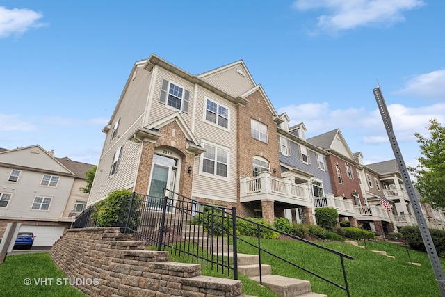 1119 Orangery Ct, Carol Stream, IL 60188 - multi unit property with brick siding and a residential view