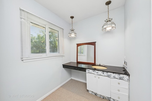 1826 E Tano Ln, Mount Prospect, IL 60056 - interior space featuring baseboards and vanity