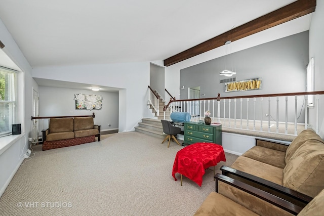 1826 E Tano Ln, Mount Prospect, IL 60056 - sitting room featuring carpet flooring and stairs