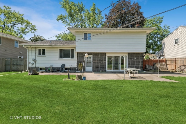 1826 E Tano Ln, Mount Prospect, IL 60056 - rear view of property featuring a patio and brick siding
