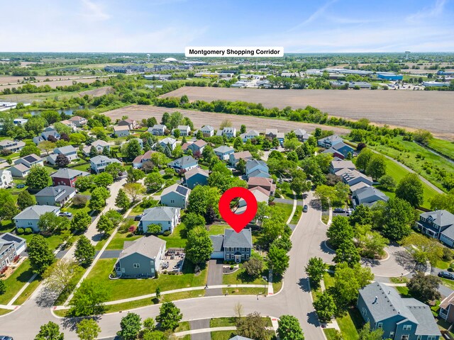 401 Manchester Rd, Oswego, IL 60543 - aerial perspective of suburban area