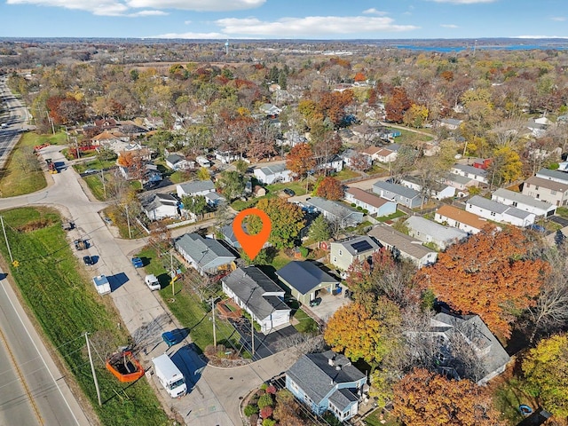 35634 N Greenleaf Ave, Ingleside, IL 60041 - aerial view of property's location with nearby suburban area
