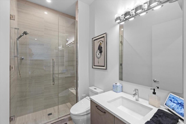 2773 N Hampden Ct Unit Ph03, Chicago, IL 60614 - bathroom featuring vanity and a shower stall