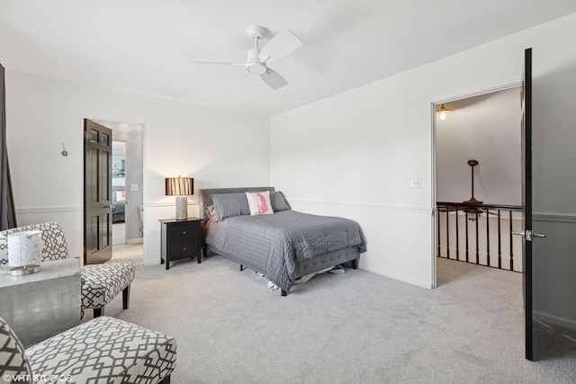 3300 Overland Pass, Northbrook, IL 60062 - carpeted bedroom with a ceiling fan