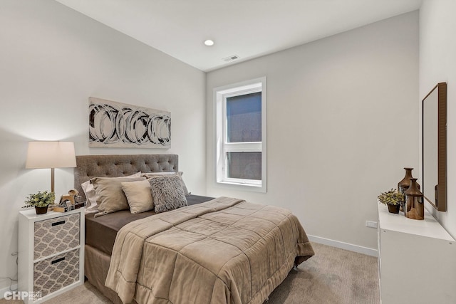 5201 S Wabash Ave, Chicago, IL 60615 - bedroom with light carpet, baseboards, and recessed lighting