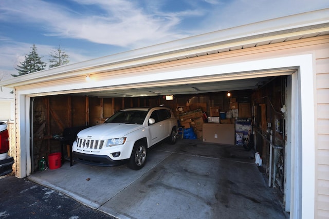 8848 Meade Ave, Oak Lawn, IL 60453 - garage featuring concrete driveway