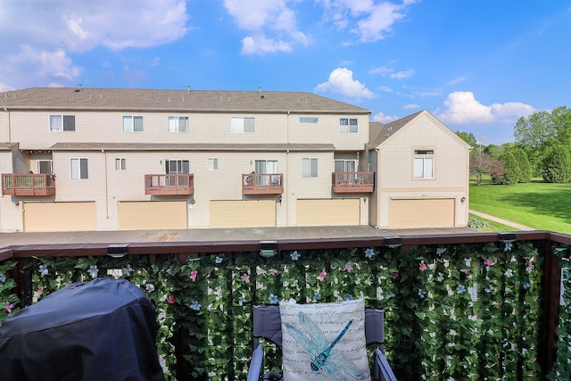 1741 Fredericksburg Ln, Aurora, IL 60503 - balcony with grilling area