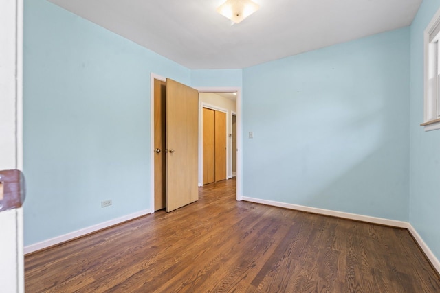 202 N Elmhurst Ave, Mount Prospect, IL 60056 - spare room featuring baseboards and wood finished floors