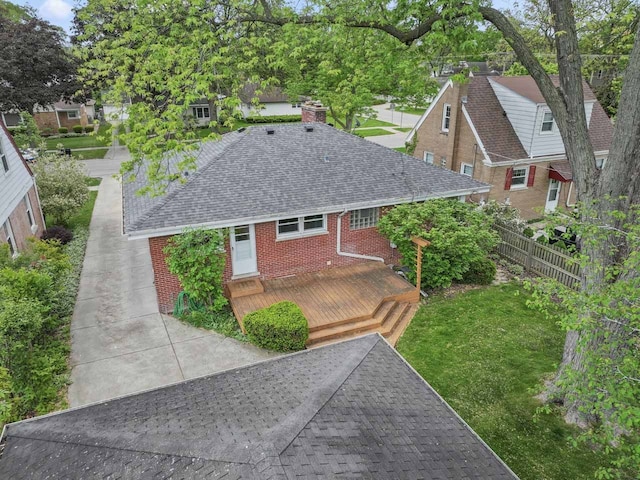 202 N Elmhurst Ave, Mount Prospect, IL 60056 - aerial view of property and surrounding area