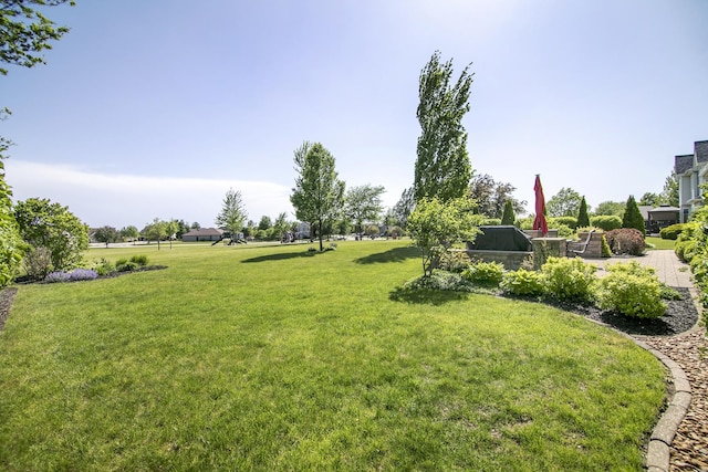 689 Revere St, Bourbonnais, IL 60914 - view of green lawn