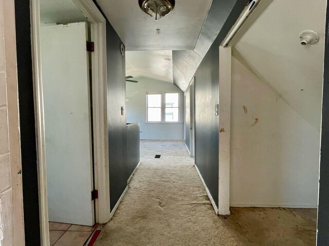7304 W 57th St, Summit, IL 60501 - hall with lofted ceiling and light carpet