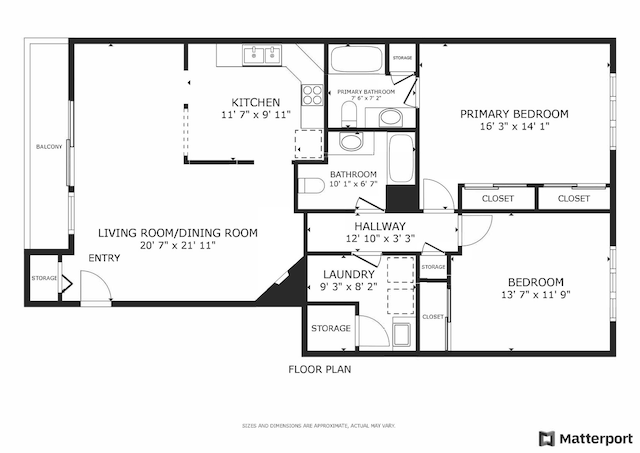 10248 SW Hwy Unit 3C, Chicago Ridge, IL 60415 - room layout