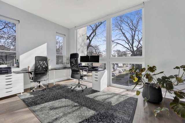 3056 N Monticello Ave, Chicago, IL 60618 - office featuring wood finished floors