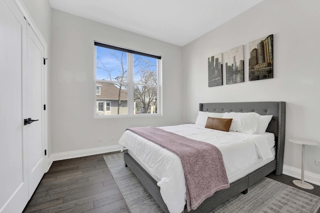 3056 N Monticello Ave, Chicago, IL 60618 - bedroom featuring hardwood / wood-style floors and baseboards