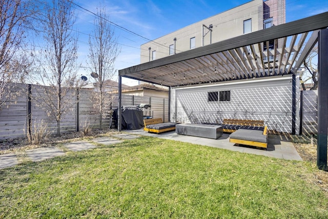 3056 N Monticello Ave, Chicago, IL 60618 - view of yard featuring a pergola