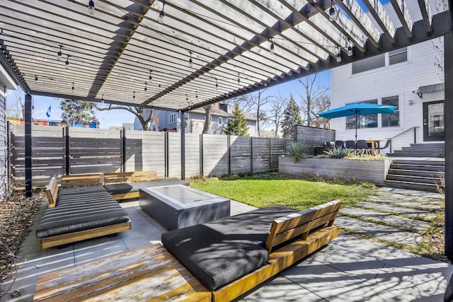 3056 N Monticello Ave, Chicago, IL 60618 - fenced backyard featuring a pergola