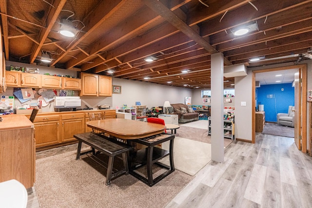 854 Meadow Ln, Sycamore, IL 60178 - dining room featuring light wood-style flooring