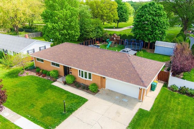 854 Meadow Ln, Sycamore, IL 60178 - aerial view of property and surrounding area