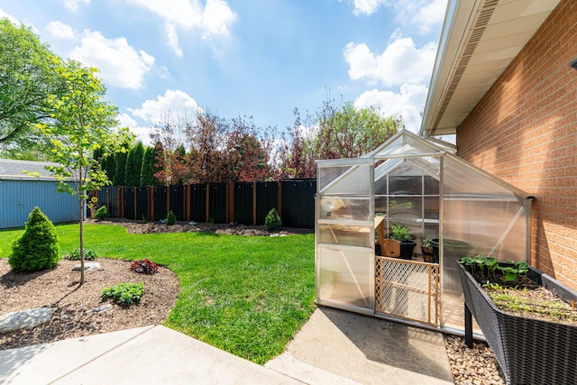 854 Meadow Ln, Sycamore, IL 60178 - view of yard with an exterior structure and an outbuilding