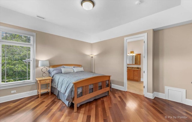 7N627 E Drive S, Elgin, IL 60177 - bedroom with light wood-style floors and baseboards