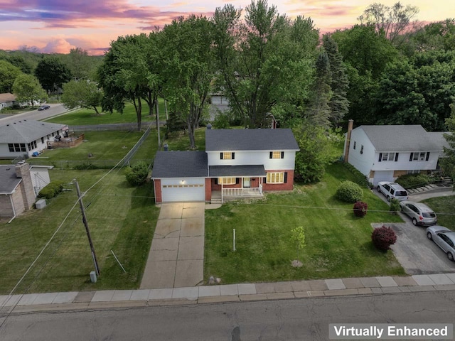 208 Ridge St, Algonquin, IL 60102 - view of aerial view at dusk