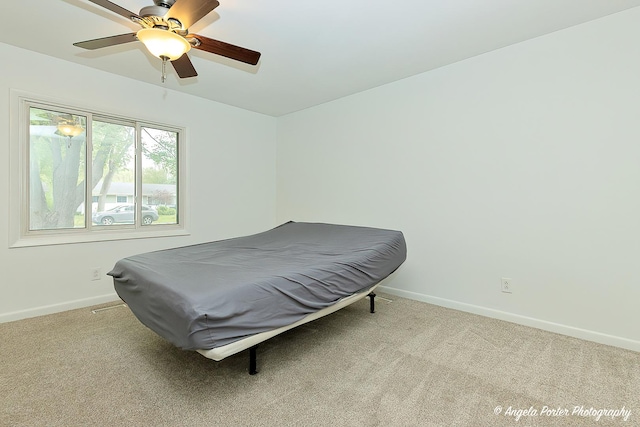 1708 Meadow Ln, Mchenry, IL 60050 - carpeted bedroom featuring baseboards and a ceiling fan