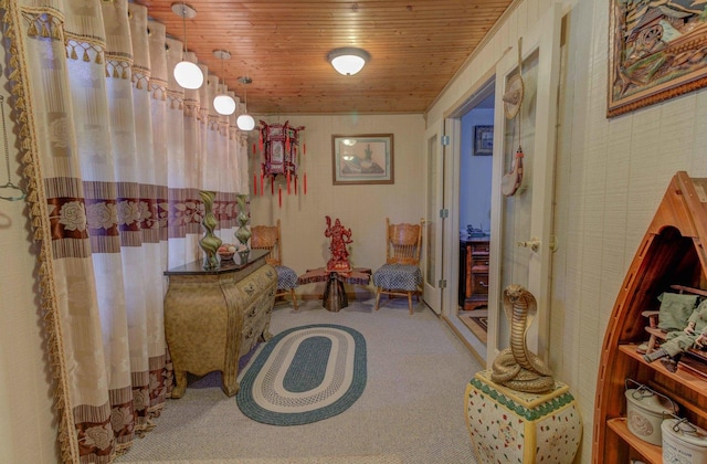 606 E Houghton St, Tuscola, IL 61953 - bathroom with wood ceiling