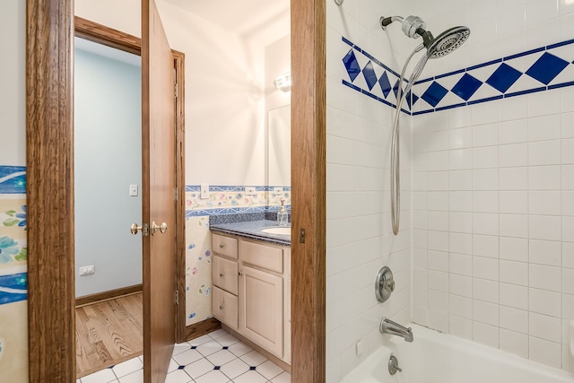 26032 W Laurel Ct, Wauconda, IL 60084 - bathroom featuring bathtub / shower combination and vanity