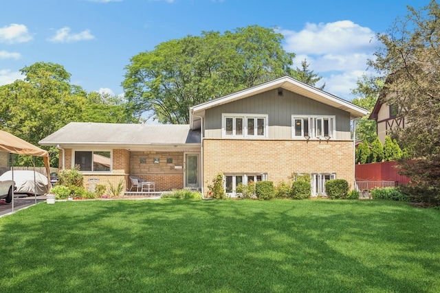 735 Lamon Ave, Wilmette, IL 60091 - rear view of house with brick siding