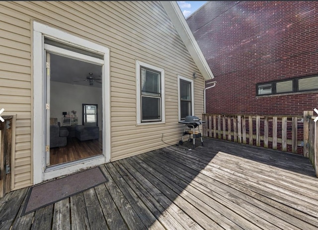 2443 N Marshfield Ave, Chicago, IL 60614 - wooden deck featuring area for grilling