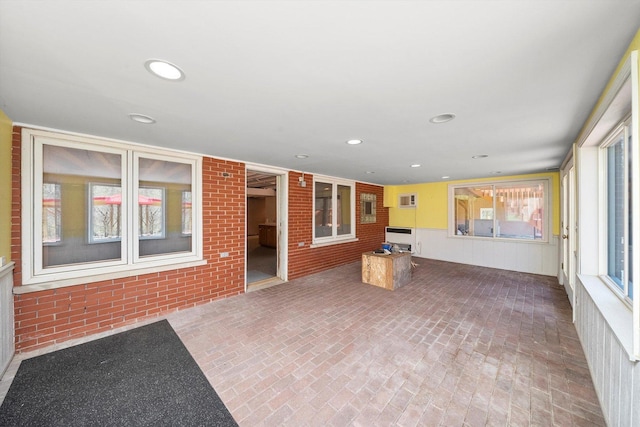 16608 W 135th St, Lemont, IL 60439 - unfurnished sunroom with heating unit
