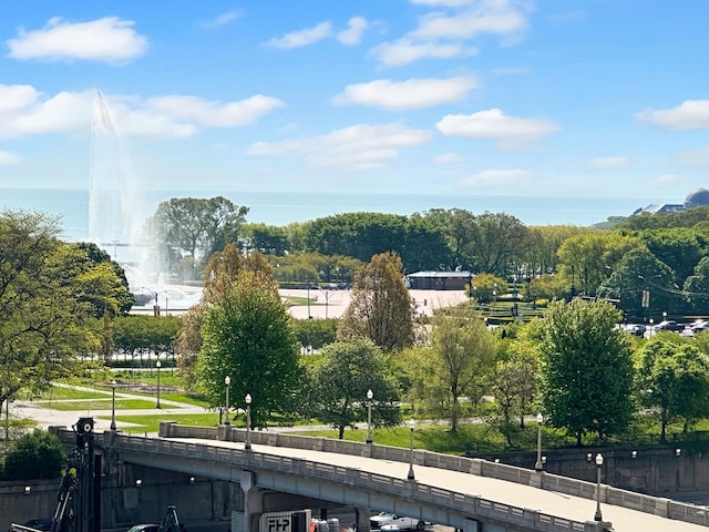 view of home's community featuring a water view