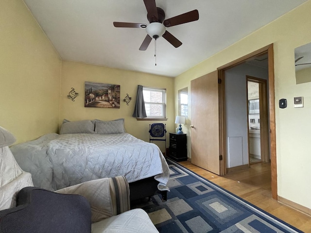 733 E 90th St, Chicago, IL 60619 - bedroom with wood finished floors and ceiling fan