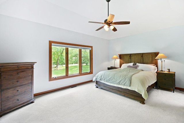 24 Robin Crest Rd, Hawthorn Woods, IL 60047 - bedroom featuring baseboards, light colored carpet, and ceiling fan